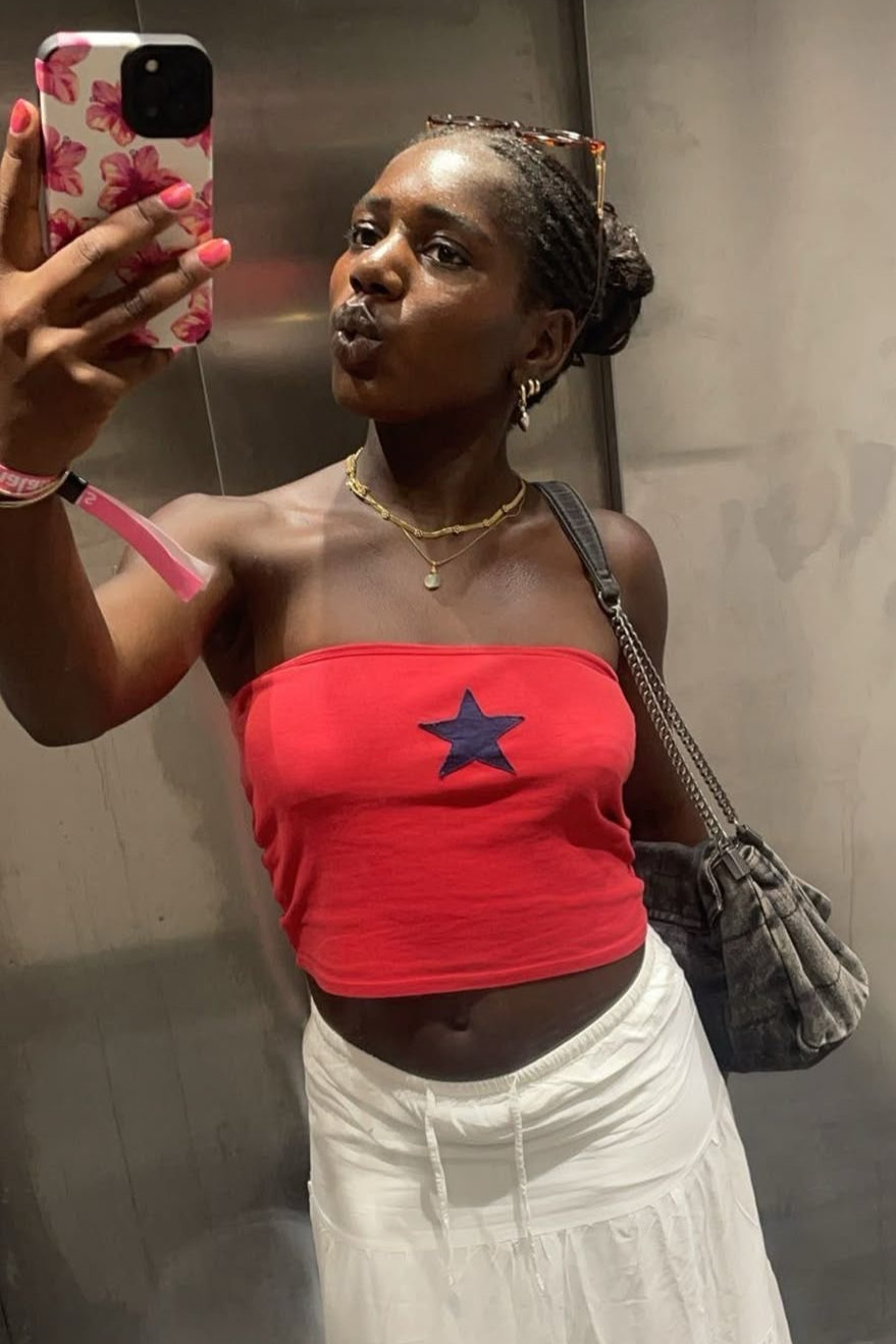 Y2K 'Star' Tube Top