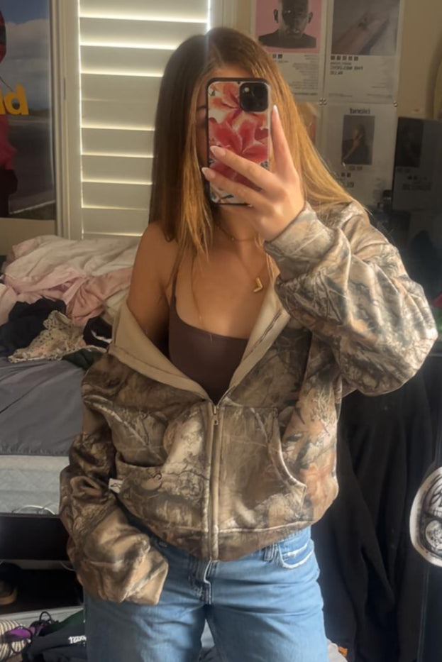 Y2K 'Retro' Camouflage Hoodie