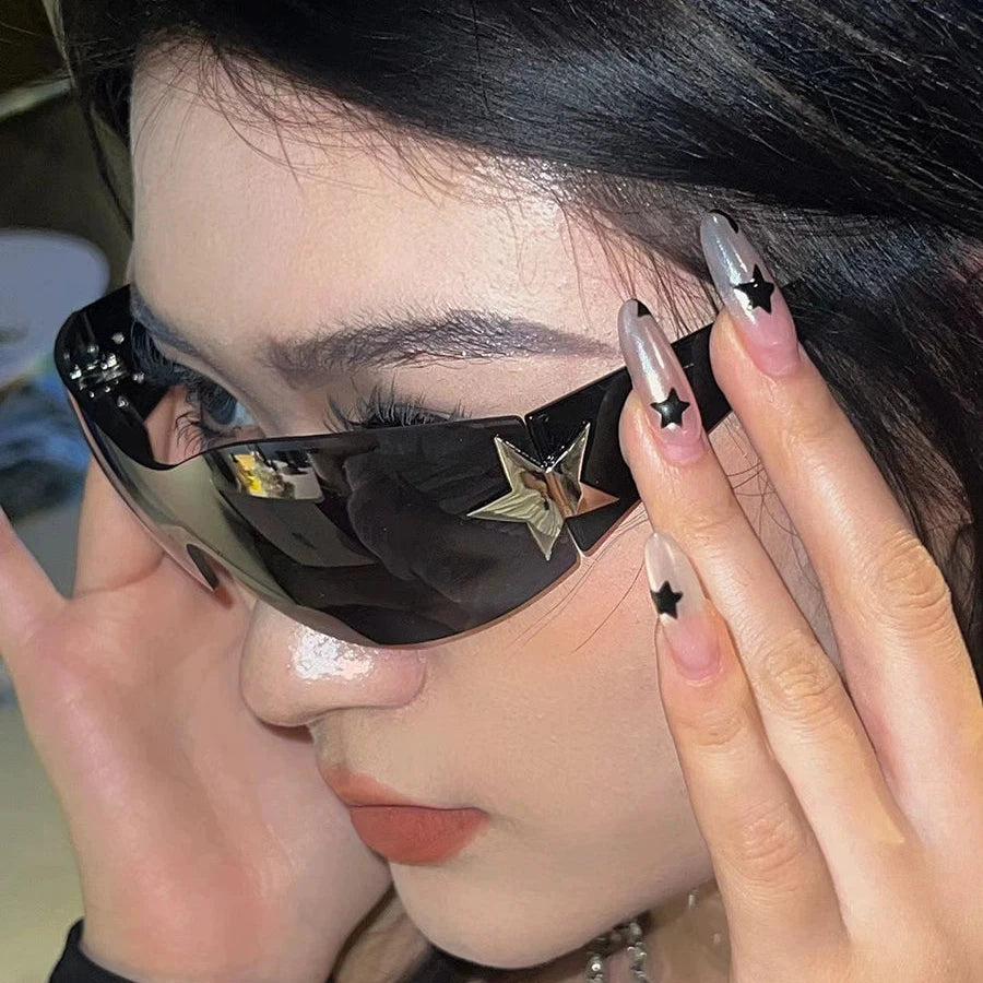 Y2K 'Frameless' Star Glasses