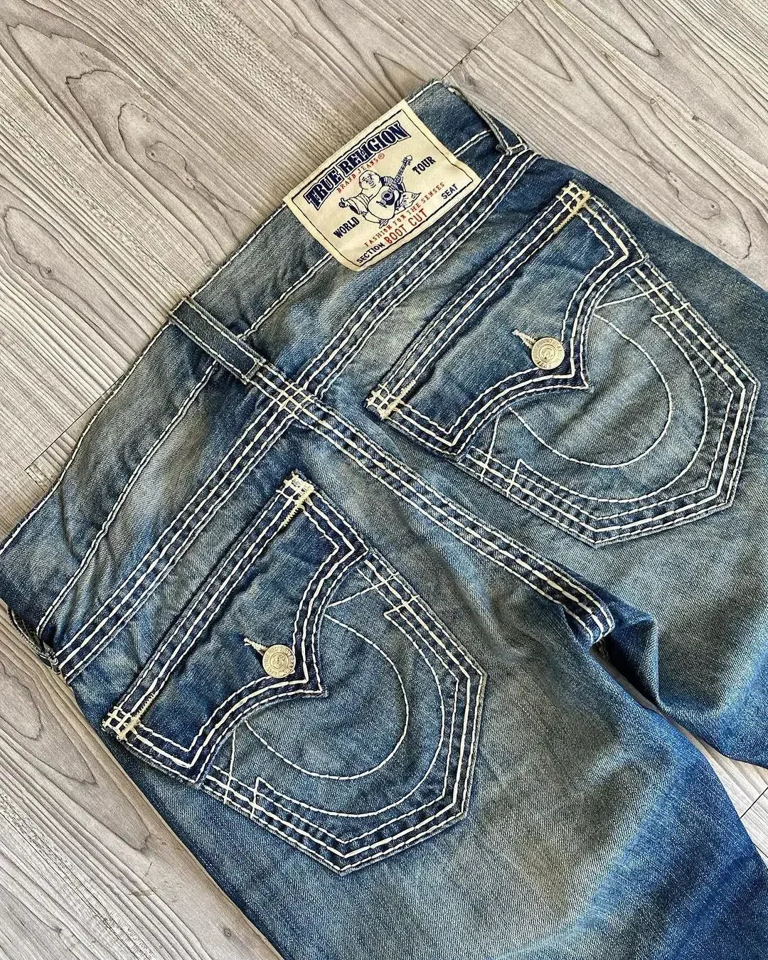 Y2k 'Flared Design' Jeans