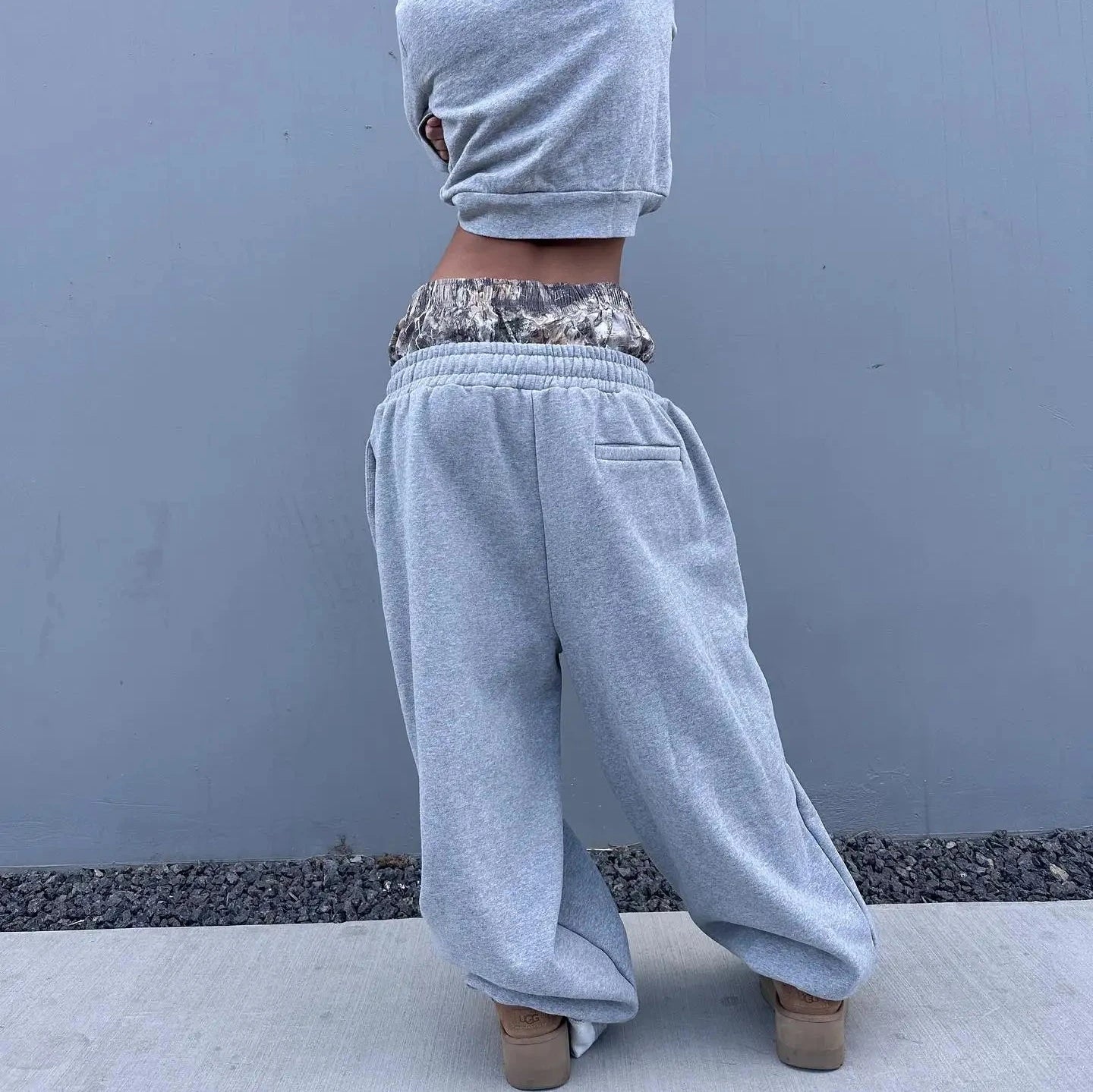 Y2K 'Double Waisted' Sweatpants