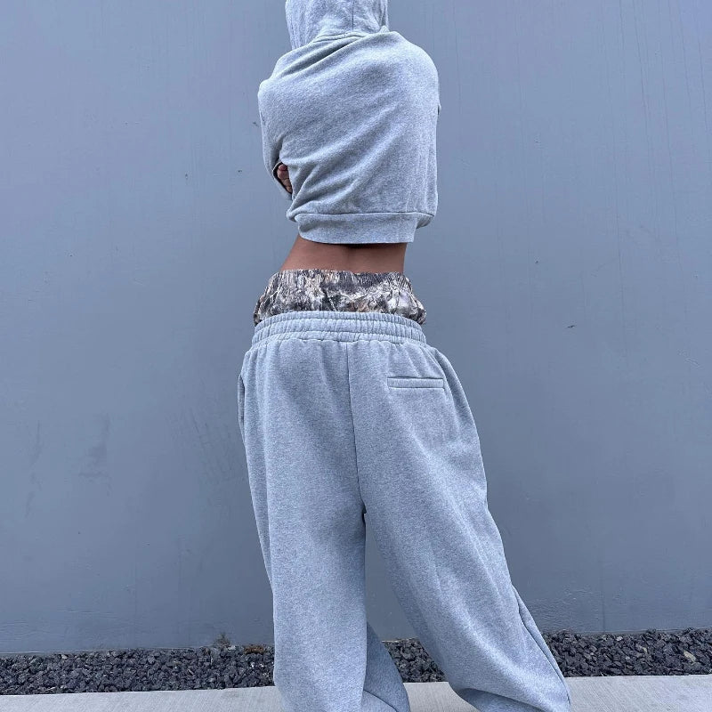 Y2K 'Double Waisted' Sweatpants